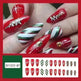 24pcs Christmas False Nail Decal stickers - EX-STOCK CANADA