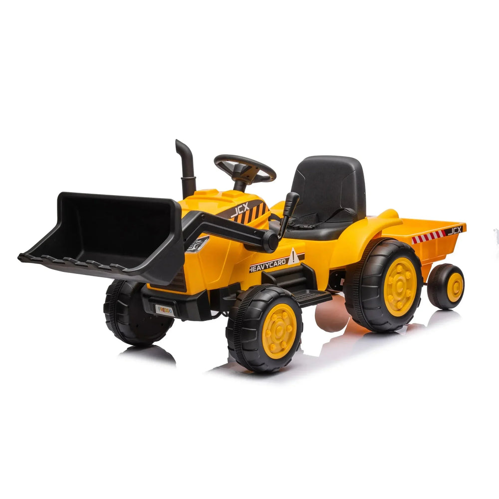 12V Excavator Tractor Kids Ride On Car with Remote Control 
