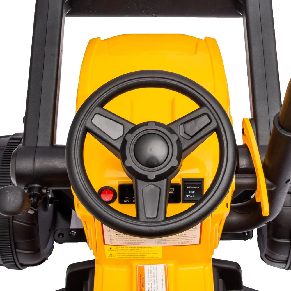 12V Excavator Tractor Kids Ride On Car with Remote Control 