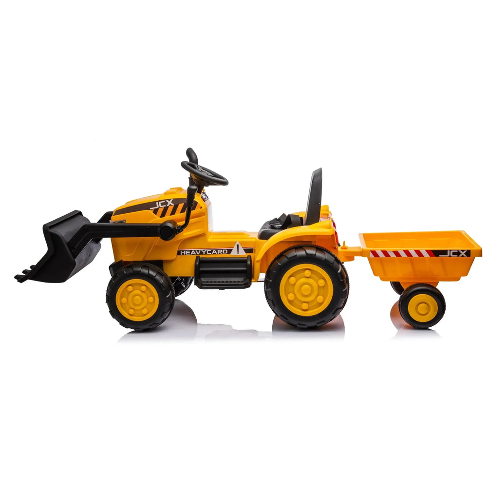 12V Excavator Tractor Kids Ride On Car with Remote Control 
