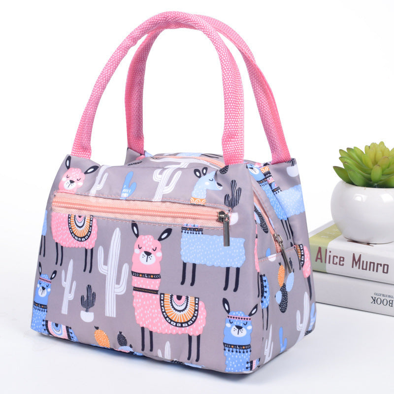 Insulation Bag Portable Lunch Bag Thickened Rice Bag Oxford Cloth Lunch Box EX-STOCK