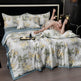 Printed Washed Tencel Summer Cooling Duvet Four-piece Set EX-STOCK Canada 