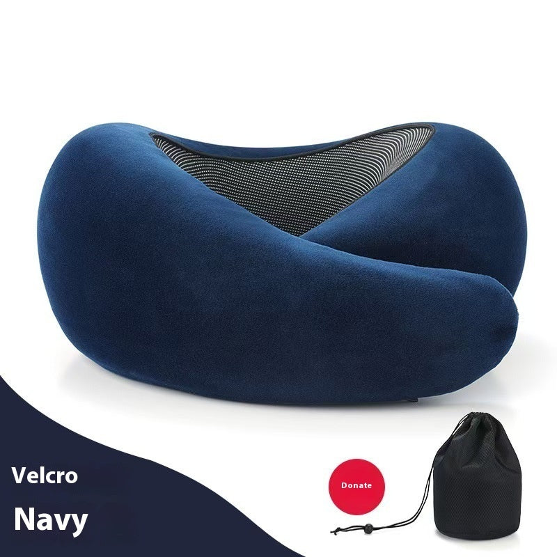 Coussin de voyage pour le cou en mousse à mémoire de forme douce, en forme de U, ajustable pour un soutien confortable, idéal pour dormir dans l'avion, la voiture, au bureau ou pendant la pause déjeuner - EX-STOCK Canada