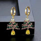 New Christmas Tree Earrings With Colorful Rhinestones Fashion Personality Shining Earrings Gift For Women Jewelry - EX-STOCK CANADA