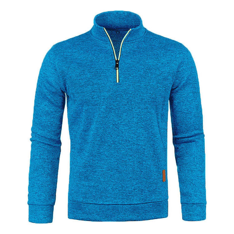 Autumn And Winter Men's Neckline Zipper Sweater | EX-STOCK product gallery photo 12