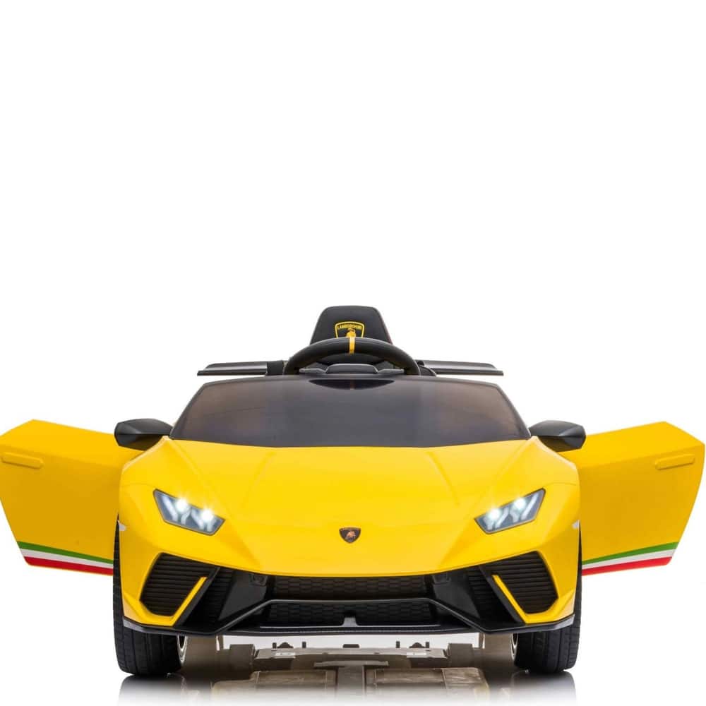 2026 12V Lamborghini Huracan DELUXE Kids Electric Ride On Car with Remote Control 