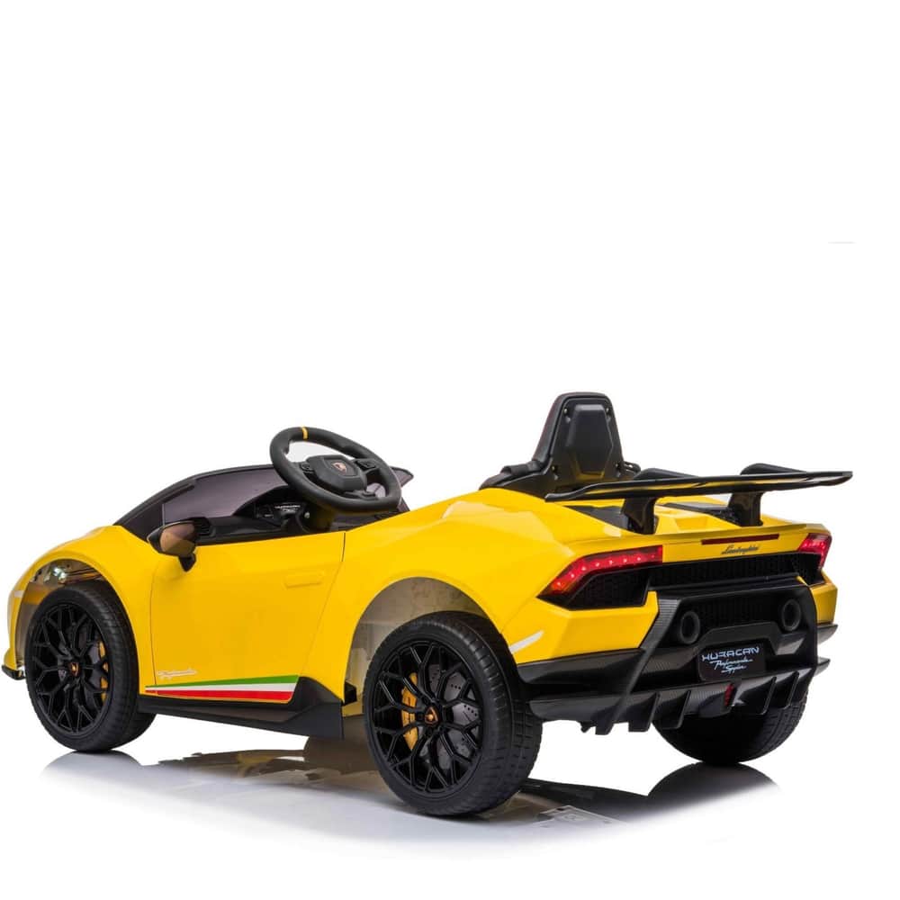 2026 12V Lamborghini Huracan DELUXE Kids Electric Ride On Car with Remote Control 