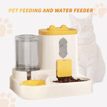 Fully Automatic 2in1 Cat Food Dispenser - Integrated Water And Food Feeding System - Cute Water Dispenser Cat Accessories EX-STOCK Canada 