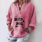 Casual Summer Cotton blend pocket women blouse top - EX-STOCK Canada