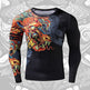 Flaming Dragon BJJ Rash Guard 