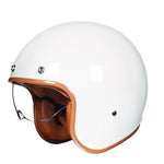 Retro 3/4 Open Face Motorcycle Helmet — Multiple Colours, M–XXL 3