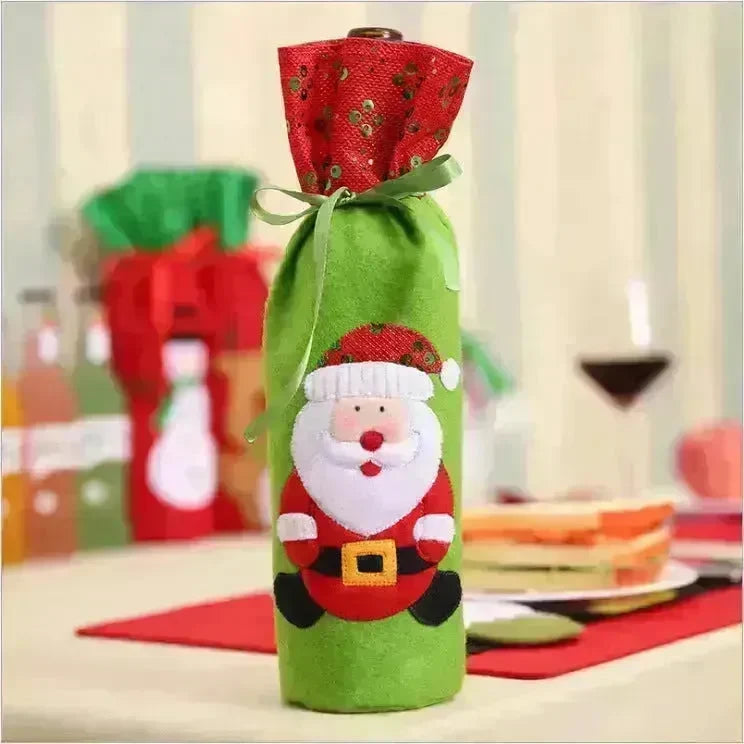 Christmas Decorations Christmas Wine Bottle Socks - EX-STOCK CANADA