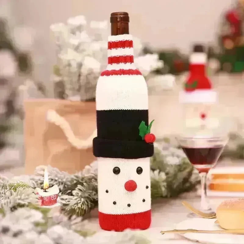 Christmas Decorations Christmas Wine Bottle Socks - EX-STOCK CANADA