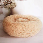Round Long Hairy Autumn And Winter Nest Pad Cat Mattress - EX-STOCK CANADA