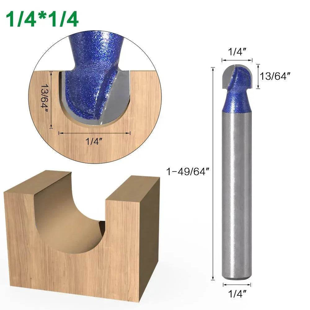 Shank Core Box Router Bit Professional round bottom cutter - EX-STOCK Canada