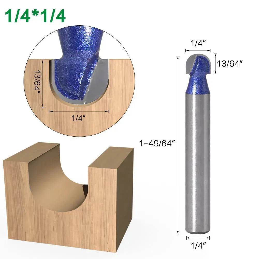 Shank Core Box Router Bit Professional round bottom cutter - EX-STOCK Canada