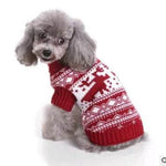 Pet Christmas Sweater Knit Turtleneck Pet Clothes Sweater Dog Sweater - EX-STOCK Canada