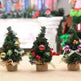 Christmas Ornaments Tree 20cm Mini Christmas Decoration Tree Christmas Day Mall Decoration Desktop Ornaments Small Tree - EX-STOCK CANADA