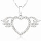 Women Fashion Angel love pendant Necklace Gold Silver - EX-STOCK CANADA