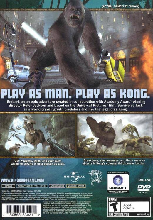 King Kong de Peter Jackson : Le Jeu Officiel du Film 