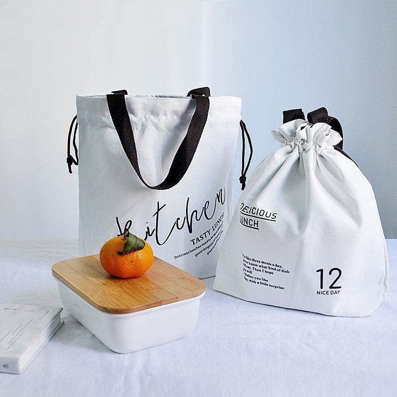 Women Drawstring Tote Lunch Bag - EX-STOCK Canada