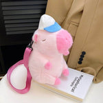 Cute Capybara Doll Bag Girl Student Backpack - EX-STOCK Canada