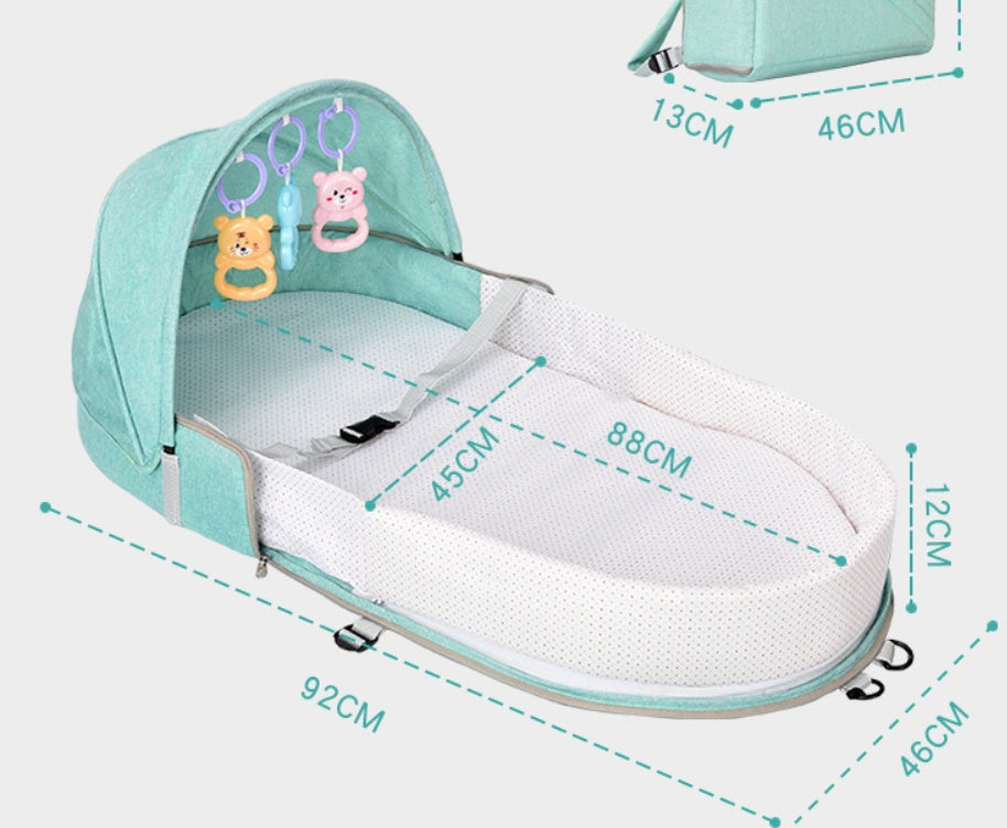 Portable Foldable Baby Nest with Mosquito Net Options — product view 8 of 16 | EX-STOCK