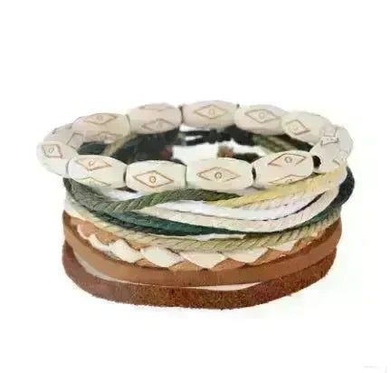 Multilayer Hemp Rope Beaded Bracelet for men and women - EX-STOCK CANADA