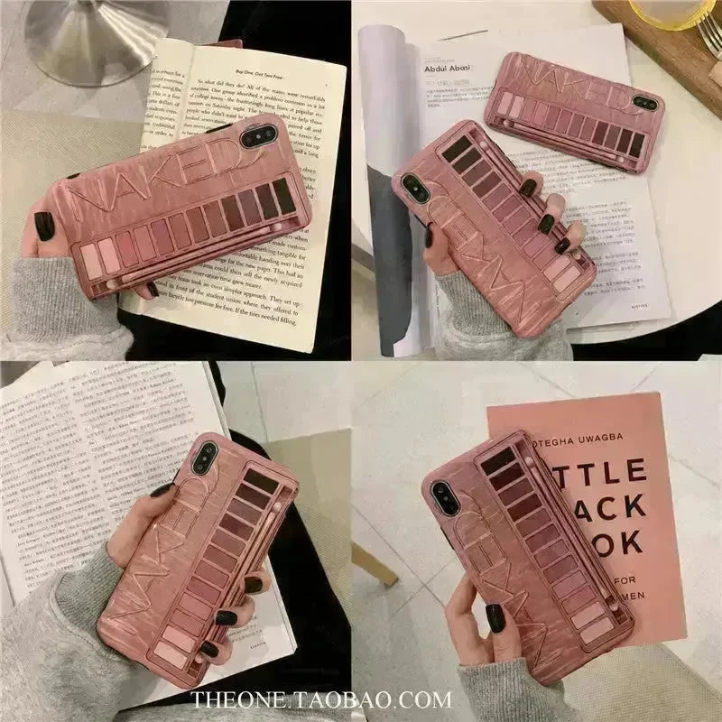 Eyeshadow Makeup-themed Silicone  iPhone Case women - EX-STOCK CANADA