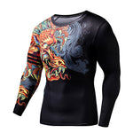 Flaming Dragon BJJ Rash Guard 