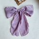 Silk satin oversized bow tie Hair Scrunchies ponytail Holder - EX-STOCK Canada