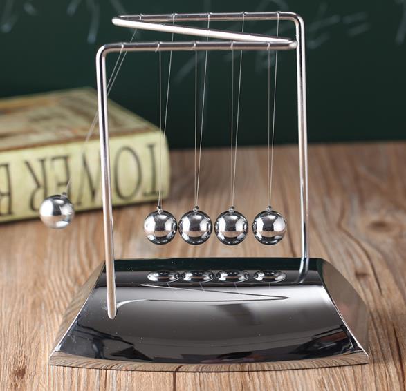 Newton's Cradle Steel Balance Ball Desk Toy – Physics Pendulum Science Gift for Kids & Adults 5
