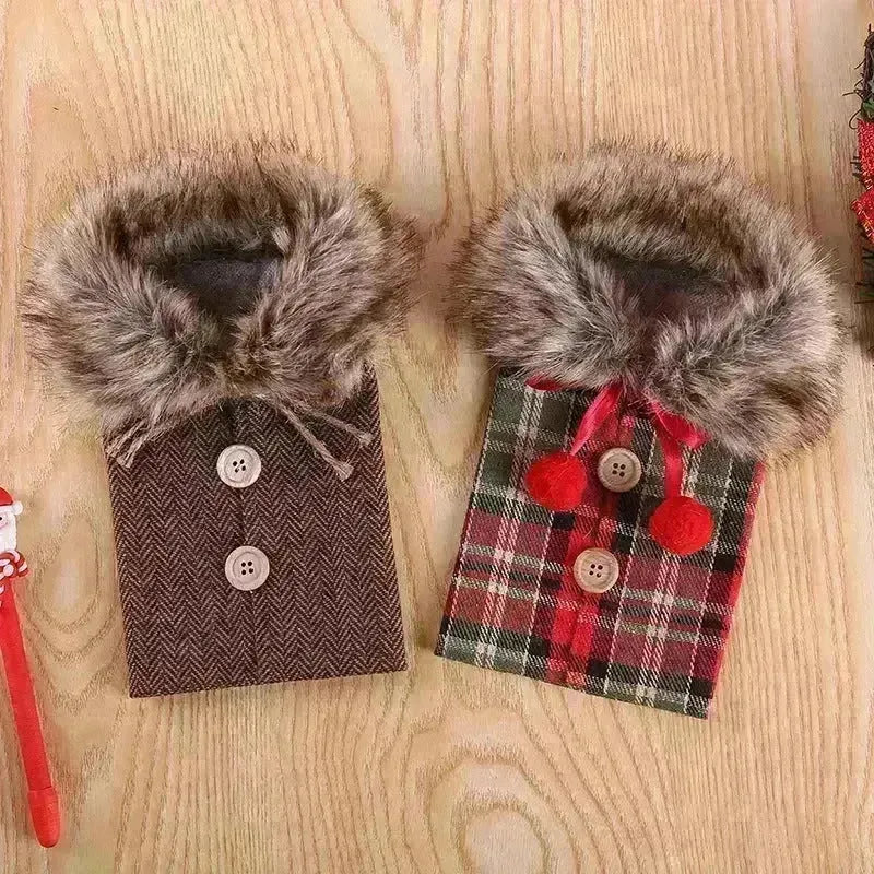 Christmas Decorations Christmas Wine Bottle Socks - EX-STOCK CANADA