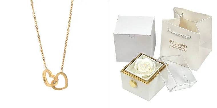 Rotating Soap Flower Rose Gift Box Creative Rotating Rose Jewelry Packaging Box Valentine's Day Gift For Women - EX-STOCK Canada