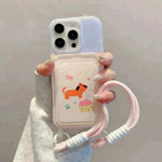 Cartoon Lanyard Phone Case Card Holder Protective Case - EX-STOCK CANADA