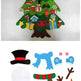 DIY Felt Christmas Tree New Year Toddler Kids Handmade Gift Toys Door Wall Hanging Ornaments Holiday Party Home Decor Set - EX-STOCK CANADA