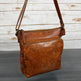 MET Flower Embossed Leather Crossbody Bag 