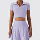 2pcs Tennis Skirt set Sports Skort Workout Exercise Outfit - EX-STOCK CANADA