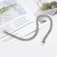 Alloy Line Cuban Link Chain Diamond Bracelet - EX-STOCK CANADA