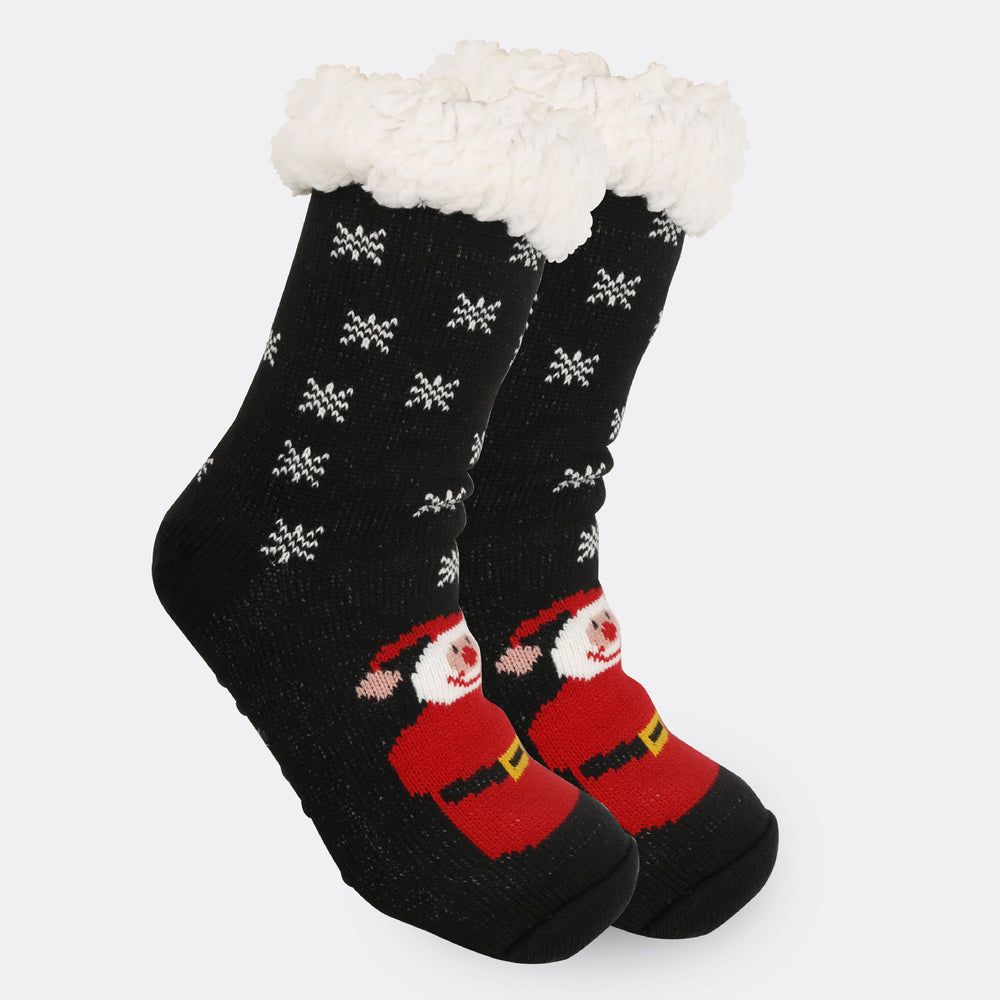 Christmas Women's Thickened Fleece-lined Room Socks EX-STOCK Canada 
