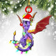 Dinosaur Dragon Egg Christmas Decorations Pendant Acrylic - EX-STOCK CANADA