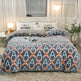 Plush Thick Snowflake Duvet Cover Single Piece Flannel EX-STOCK Canada 