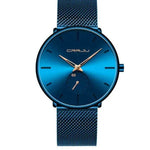 Simple ultra-thin watch round mesh belt watch - EX-STOCK Canada