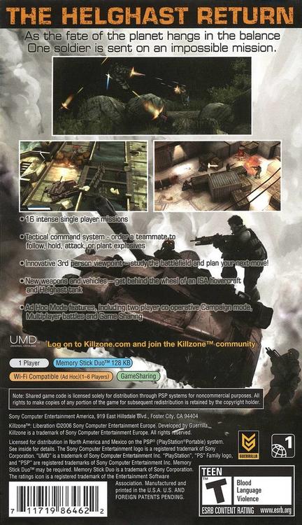 Killzone: Liberation [Greatest Hits] 