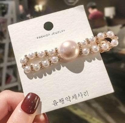 Elegant Pearl Bling Hair Clip - EX-STOCK Canada