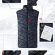 LoClimb Men's Camouflage USB Heated Vest Sleeveless Jacket for Hiking Skiing - EX-STOCK Canada