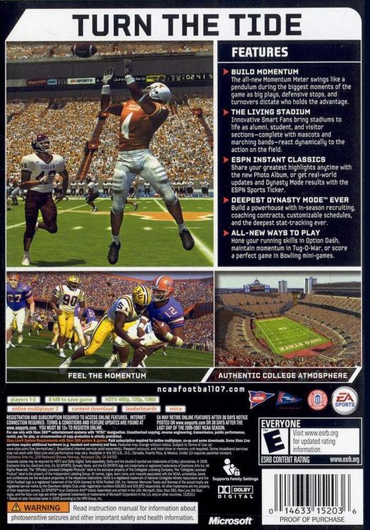 NCAA FOOTBALL 07 