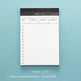 Portable Notepad Schedule Daily Planner - EX-STOCK Canada