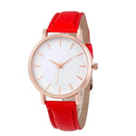 Unisex Leather quartz watch - EX-STOCK Canada