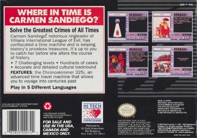 Where in Time is Carmen Sandiego? (usagé) 